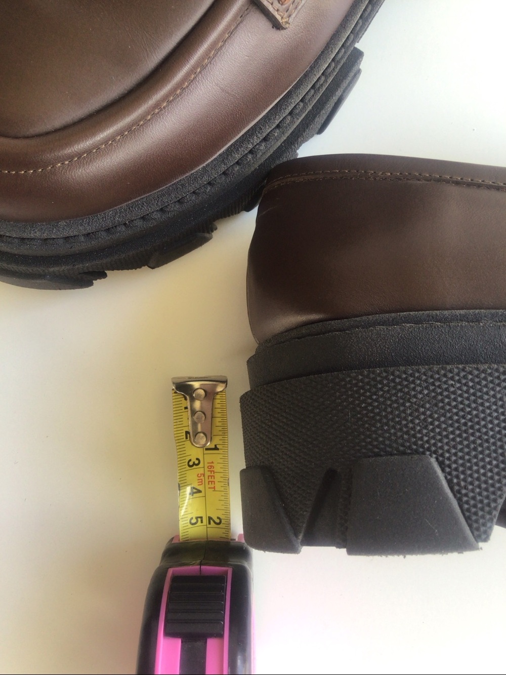Alohas trailblazer brown chunky loafers size 38 7.5 - Picture 10 of 16